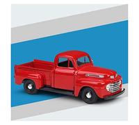 Coches De Metal 1:25 para Ford F-11948 Camioneta Modelo De Coche Simulación Estática Vehículos De Fundición Regalo Coleccionable(Rojo)