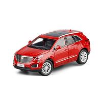 Coches De Metal 1 32 Diecast para Cadillac-XT5 Deportivo SUV Coche De Simulación Modelo De Coche Niño Colección De Sonido Y Luz Regalo Coche De Juguete(2)