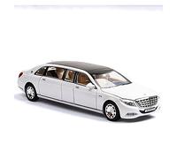 Coches De Metal 1 32 Diecast para Maybach S650 edición extendida Modelo de Coche de simulación niño colección de Sonido y luz Regalo Coche de Juguete(2)