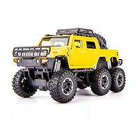 Coches De Metal 1 32 para Hummer Simulación Aleación Diecast Pickup Coche Modelo Niño Decoración Colección Regalo Juguete Coche(2)