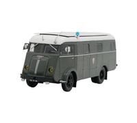 Coches De Metal 1:43 Berliet CRS Coche De Policía Móvil Francés Aleación Modelo Vehículo Militar Colección Exhibición Regalo para Niño