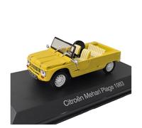 Coches De Metal 1:43 para Citroën Mehari Plage 1983 Vehículo Clásico Modelo De Aleación Decoración del Hogar Adorno De Metal para Coche