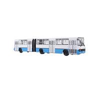 Coches De Metal 1 43 para IKARUS-280 Autobús Turístico De Moscú Autobús Urbano Modelo De Aleación De Simulación Azul Y Blanco