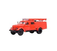 Coches De Metal 1 43 para ZIL PMZ17 Camión De Bomberos Principal Soviético Vehículo De Rescate Ciudad Modelo De Exhibición De Aleación