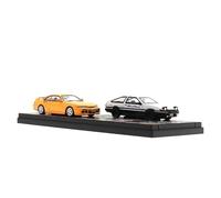 Coches De Metal 1:64 para AE86 Nissan S14 Resina Simulación Modelo De Coche Estático Conjunto De Adornos De Colección De Hobby