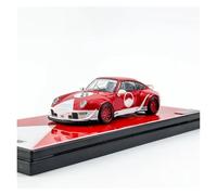 Coches De Metal 1:64 para Porsche 993 Versión Modificada De Carrocería Ancha Modelo De Auto Simulado Regalo Navideño Decorativo Estático(Red)