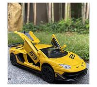 Coches De Metal Coche De Juguete De Aleación 1 32 para Lamborghini SVJ 63 Simulación Modelo Fundido A Presión Vehículo Niño Colección Decoración Regalo(5)