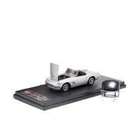 Coches De Metal Ferrari 250GT California Convertible KM Modelo De Coche De Metal Vehículo Pequeño Regalo De Cumpleaños Escala 1:64(Silver)
