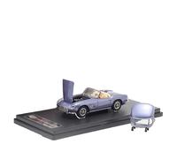 Coches De Metal Ferrari 250GT California Convertible KM Modelo De Coche De Metal Vehículo Pequeño Regalo De Cumpleaños Escala 1:64(Blue)