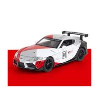 Coches De Metal For Toyota Supra GT4 1 32 Aleación Dietas Racing Car Modelo Miniatura Metal Vehículo Adulto Colección Regalos(Rojo)