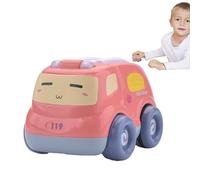 Coches de tirar hacia atrás, Coches de tirar hacia atrás para niños - Presione y vaya Vehículos - juguete de ambulancia de taxi, juguete de vehículo de inercia para niños, niñas, niños,