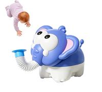 Coches de Tirar y Andar Vehículo Elefante con Sonido, Inercia Y Trompa | Juguetes vehículos animales empuje juego para niños Para Niños Niñas Cumpleaños