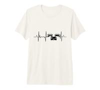 Coches Deportivos Heart Line Heartbeat Camiseta Premium