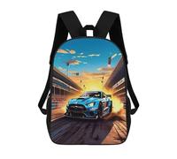 Coches deportivos Mochilas Escolares Juveniles,Material Escolar Para Niños,Mochila Infantiles Gran Capacidad Para Colegio,Carreras de caballos Merchandising Regalos Para Niños Niñas Y Adolescentes
