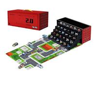 Coches En Miniatura para Niños | Figuras De Vehículos con Organizadora De Almacenamiento,Juguetes de Coches de Carreras | para Chicos, Chicas, Niños, Hijos, De Cumpleaños Y Vacaciones