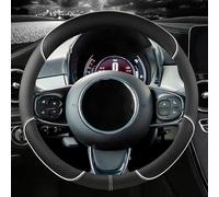 Coches Funda Volante Cuero para Peugeot 308 308CC 308SW 308S 4008 408 5008 508, EláStica Transpirable Antideslizante DuraderaInterior Decoracion Accesorios,White