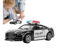 Coches impulsados por fricción para niños pequeños | Coche modelo policía de juego de rol interactivo de aleación - Los juguetes de coche para niños de 3 a 8 años mejoran la imaginación y la