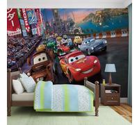Komar 1 - "Disney Pixar Cars Race de Papel Pintado, Multicolor, 4 Piezas