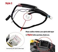 CochOn Teléfono Bluetooth Control de Velocidad Interruptor volante en forma el Outlander 2007-2012 Auto Repuestos Botones de dirección de ruedas(Cable)