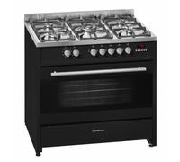 Meireles E 911 BL cocina Cocina independiente Eléctrico Encimera de gas Negro