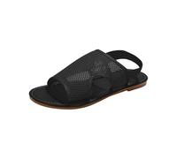 Cocila 2026 Sandalias Deportivas Ortopédicas Para Mujer Plataforma De Verano Mujer, Informales, Planas, Malla, Con Punta Rosas (Black, 39) Negro Joya Cangrejeras Sandalia Negra Plana Dorada Cuña