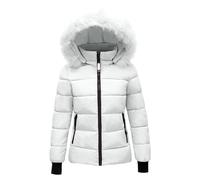 Cocila Abrigos Mujer Invierno Elegantes Abrigo de Invierno cálido con Capucha para Mujer, Chaqueta Acolchada Gruesa, Chaqueta de algodón de Invierno con Capucha, Abrigo Exterior de Trencas De