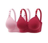 Cocila Alto Impacto Sin Aros Costuras Sport Bra con Relleno Sujetadores De Soporte para Mujer, Correa Ajustable, Total, Cómodos, Aros, Inalámbricos Top Sujetador Tallas Grandes Deportivos Mujer