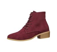 Cocila Botas al Tobillo Marrones Gamuza otoño Redonda Grueso con Inferior y | Botas Mujer Zapatos Comodos Vestir Zapatillas Hombre Deportivas Marrones Borcegos Ni eve Caña Ancha 50 Cm Bota De Nieve