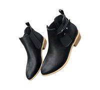 Cocila Botas Con Cremallera Lateral Para Mujer Botines Zapatos Sencillos Damas Casuales Plateados De Agua Hunter Piel Tacon Fino Barefoot Cowboy Baile Latino Negras Ancho Especial 39 Altas
