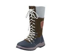 Cocila Botas De Agua Mujer Elegantes Duraderas Invierno para Mujer, Media, Térmicas Exteriores, Nieve Botines Barefoot Impermeables Altas Marrones Bota Walker Corta Caña Ancha XXL Piel