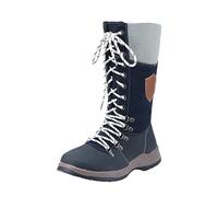 Cocila Botas De Agua Mujer Elegantes Duraderas Invierno para Mujer, Media, Térmicas Exteriores, Nieve Botines Barefoot Impermeables Altas Marrones Bota Walker Corta Caña Ancha XXL Piel