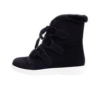 Cocila Botas De Media Caña Informales, Cómodas, Con Punta Redonda Y Tacón Plano Para Mujer, Forro Grueso. Militares Mujer Agua Hunter Botines Piel Negro Pitillos Invierno Hombre Bambas