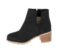 Cocila Botas De Mujer con A La Última Tendencia Diseño Agradable Invierno Botines Planos Altas Piel Negro Hunter Marron Pitillos Cuña Barefoot Mustang Casuales Agua 40 Montaña Burdeos Pelo Botin
