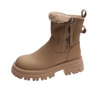 Cocila Botas De Senderismo Impermeables para Mujer Invierno A La, Zapatos Algodón, Tobilleras Mujer, Algodón Botines Agua Hunter Altas con Tacon Pitillos Piel Hombre Negro Hombres Moto Talla 42