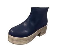 Cocila Botas Gruesas Informales, Zapatos De Tacón Para Mujer, Botines Mujer Rojo Altas Negras Negros Piel Con Tacon Marrones Bajo Planos Calcetines Barefoot Niño Invierno Schekers Caña Ancha