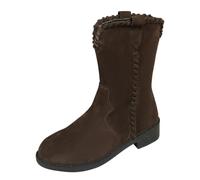 Cocila Botas Planas De Otoño para Mujer, Estilo Retro, Becerro Esmerilada, Western Calcetín Mujer Invierno Botines Piel Camel Azul Marino Tacon Pitillos Moto Hombre Azules Botin Pelo Cómodas