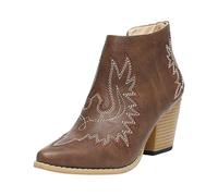 Cocila Botas Tacones Para Mujer Altas Con Punta En Zapatos Gruesos Botines Caña Ancha De Agua Cortas Piel Negro Marrones Invierno Pitillos Hombre Calzado Respetuoso Comodos 42 Camel La Nieve 37