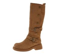 Cocila Botas Vaqueras Retro con Aumento De Altura Interior para Mujer, Nuevas Occidentales Otoño E Invierno. Zapatos Mujer Confort Agua Altas Botines Piel Negro Tacon Planos Impermeables