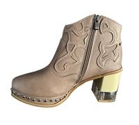 Cocila Botines Barefoot Mujer Invierno - Cálidas Bordadas y acrílico | Botas Mujer Invierno Zapatillas Trekking Hombre Negras Botines Azules Respetuosas Mu jer De Nieve Elegantes Wellies Tacón