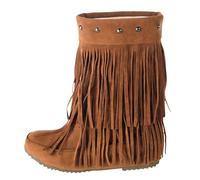 Cocila Botines Casuales De Mujer Con Punta Redonda Y Tacón Grueso Color Liso, Plana, A La, Botas Cremallera Niña Altas Invierno Planas Piel Negro Pitillos Negros Planos Senderismo Manoletinas