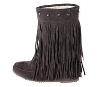 Cocila Botines Casuales De Mujer Con Punta Redonda Y Tacón Grueso Color Liso, Plana, A La, Botas Cremallera Niña Altas Invierno Planas Piel Negro Pitillos Negros Planos Senderismo Manoletinas