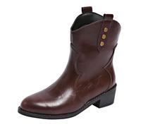 Cocila Botines cómodos para Trabajar Todo el Negras de con Botas Estilo | Botas Mujer Piel Tenis De Zapatos Tacon Calzado Impermeable Para Nieve Pelo Bot as Negras Planas Botin Negro Bajo Altas
