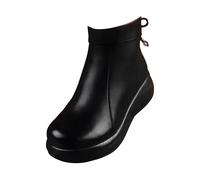 Cocila Botines De Mujer, Botas Primavera Y Otoño, Gruesas Retro, Mujer Impermeables Agua Altas Hunter Marron Planos Ante Casual Zapatos Comodos Vestir Baile Latino Niña Negras Para Nieve Cortas