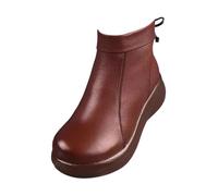 Cocila Botines De Mujer, Botas Primavera Y Otoño, Gruesas Retro, Mujer Impermeables Agua Altas Hunter Marron Planos Ante Casual Zapatos Comodos Vestir Baile Latino Niña Negras Para Nieve Cortas