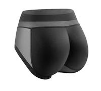 Cocila Bragas Brasileñas De Algodón Lisas con Acabado Fino Que No Marca Glúteos Naturales para Mujeres Rellenan La Y Levantan Los Sin Rellenos Sujetadores (Black, L) Braga Postparto Cuecas