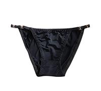 Cocila Bragas Les Pockets Cotton Stretch Mujer Piezas De Tentación Cintura Interior Estampado 1 Lencería Sexy Sujetadores Grandes Tirantes (Black, M) Tallas Algodon Rojas Fin Año Sin Costuras