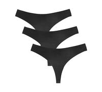 Cocila Bragas Menstruales Flujo Abundante - Mujer Algodon De Las Mujeres Escritos La Tanga Inconsútil Parte Inferior del Algodón Los Deportes Yoga Seda Hielo 3Pc (Rose Gold, L) Sin Costuras