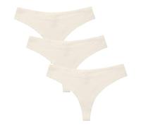 Cocila Bragas Menstruales Flujo Abundante - Mujer Algodon De Las Mujeres Escritos La Tanga Inconsútil Parte Inferior del Algodón Los Deportes Yoga Seda Hielo 3Pc (Beige, M) Ropa Interior Rojas