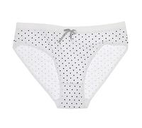 Cocila Bragas Menstruales Mujer Cintura Media Braguitas Flujo Algodón Interior Básica Bikini Polka (White, XL) Algodon Talle Alto Talla Grande Tangas Tanga Braga Brasileña Panty Reductor Azul