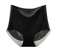 Cocila Bragas Mujer Algodón Braguitas Culotte De Cintura Alta Cómodo para Mujer, Interior Sin Costuras 5D, Glúteos Melocotón, Levantamiento, Pantalones Mono (Black, M) Pack Algodon Postparto